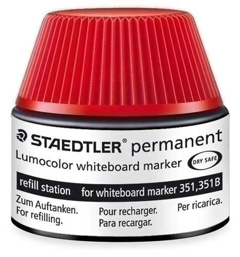 STAEDTLER - TINTA ROTULADOR 488 51 PIZARRA FRASCO 20 ml. ROJO (Ref.488 51-2)