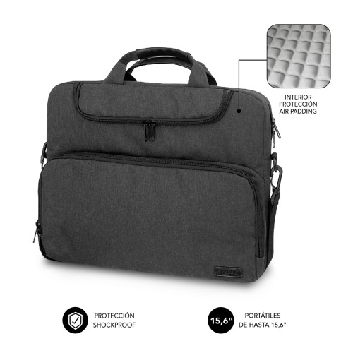 SUBBLIM - AIR PADDING LAPTOP BAG 15,6" DARK GREY (Ref.SUBLB-4APLB60)