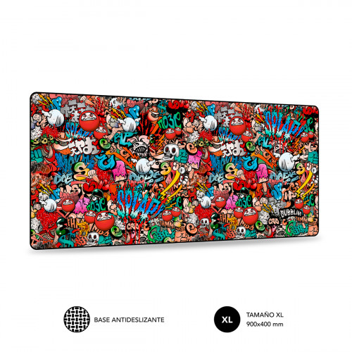 SUBBLIM - Alfombrilla Ratón Graffiti XL Mouse Pad (Ref.SUB-MP-01PUW02)