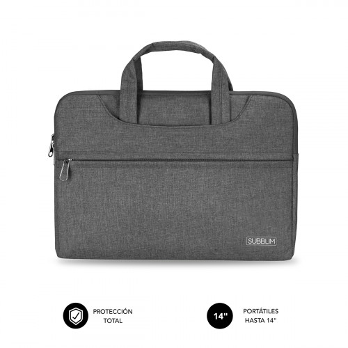 SUBBLIM - Funda Ordenador Business Laptop Sleeve 13,3-14" Grey (Ref.SUB-LS-1BS0002)