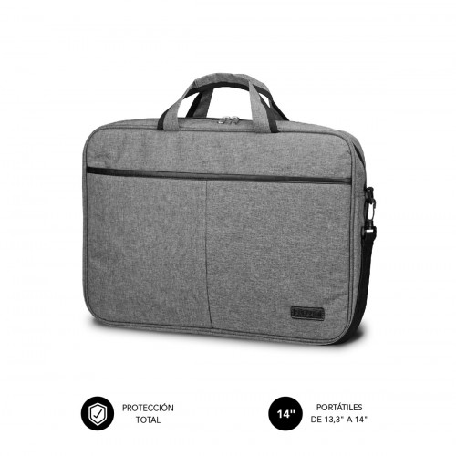 SUBBLIM - Maletín Ordenador Elite Laptop Bag 13,3-14" Grey (Ref.SUB-LB-3ELB001)
