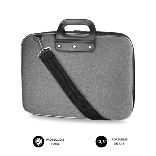SUBBLIM - MALETIN ORDENADOR EVA LAPTOP BAG PL 13,3" GREY (Ref.SUB-LB-EVA0015)