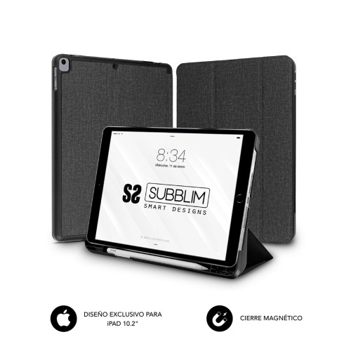 SUBBLIM - SHOCK CASE IPAD 10,2" GEN BLACK (Ref.SUBCST-5SC310)