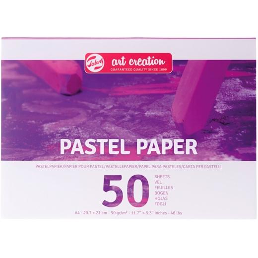 TALENS - ART CREATION 50 HOJAS PAPEL DE DIBUJO PARA PASTELES A4 90GR (Ref.9319002M)