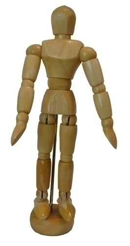 TALENS - MANIQUI DE PINTURA MADERA MASCULINO 14 cm (Ref.93400024)