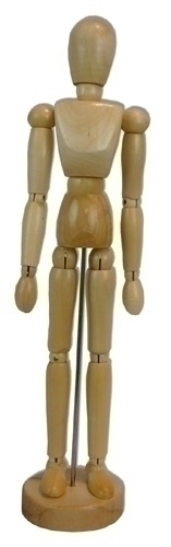 TALENS - MANIQUI DE PINTURA MADERA MASCULINO 30 cm (Ref.93400020)
