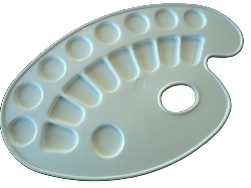 TALENS - PALETA PLASTICO OVALADA 17 DEPOSITOS (Ref.90612538)