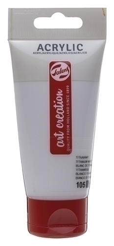TALENS ART CREATION - PINTURA ACRILICA 75 ml (Tubo) BLANCO PURO (Ref.3511105M)