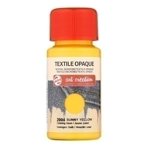 TALENS ART CREATION - PINTURA para TELA OPACA 50 ml (bote) AMARILLO SOL (Ref.402420040)