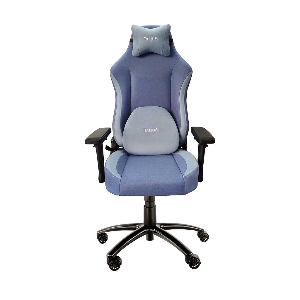 TALIUS - silla Panther gaming negra/azul, tela transpirable, 3D, butterfly, base metal, ruedas nylon p (Ref.48321)