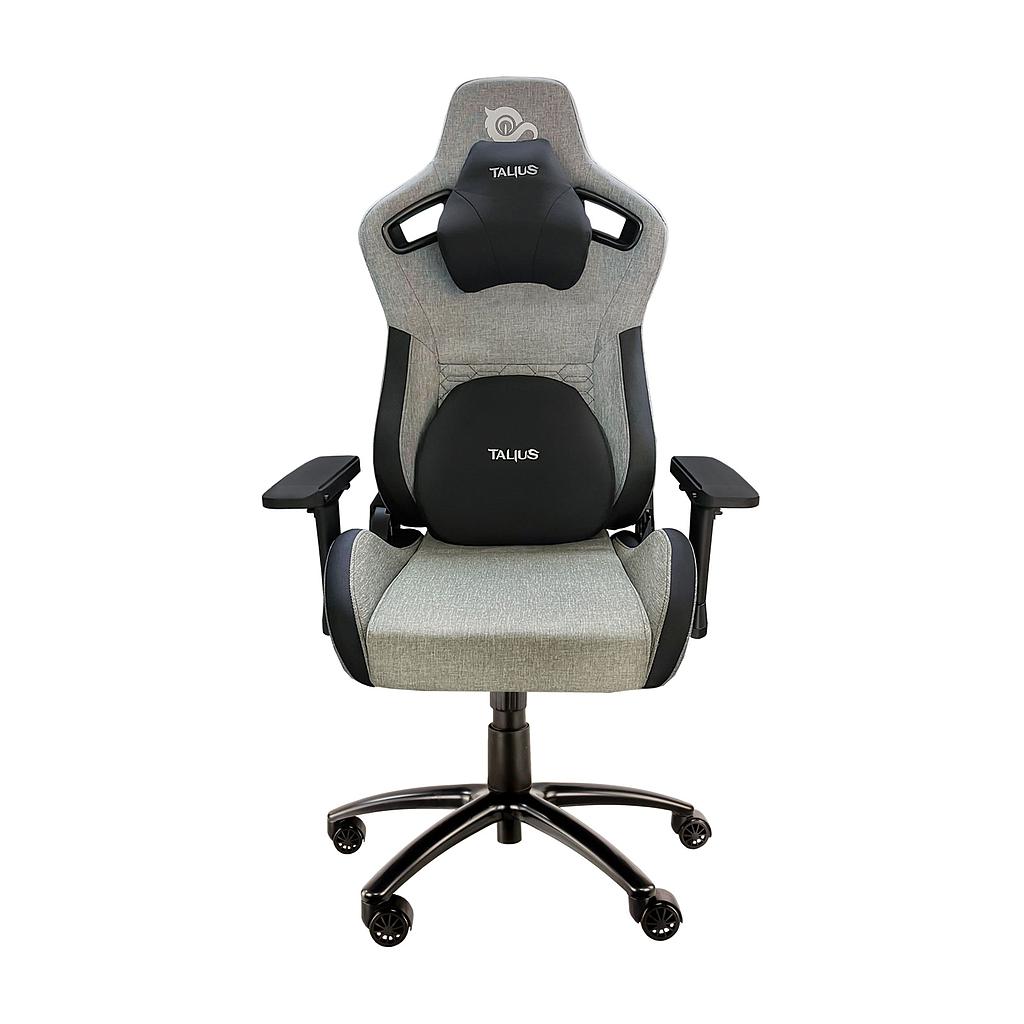 TALIUS - silla Raptor gaming negra/gris tela transpirable, 4D, Frog, base metal, ruedas nylon (Ref.48322)