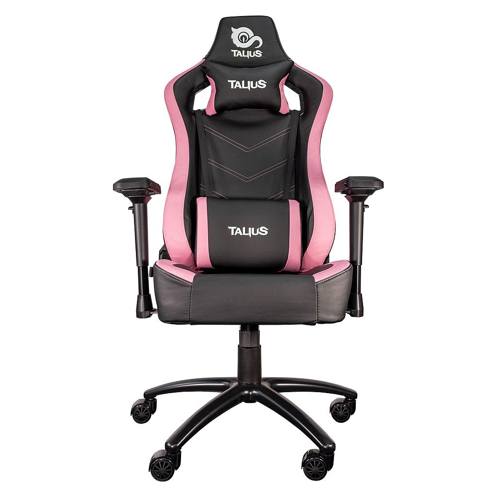 TALIUS - silla Vulture gaming negra/rosa butterfly, base nylon, ruedas nylon, 4D (Ref.TAL-VULTURE-PNK)