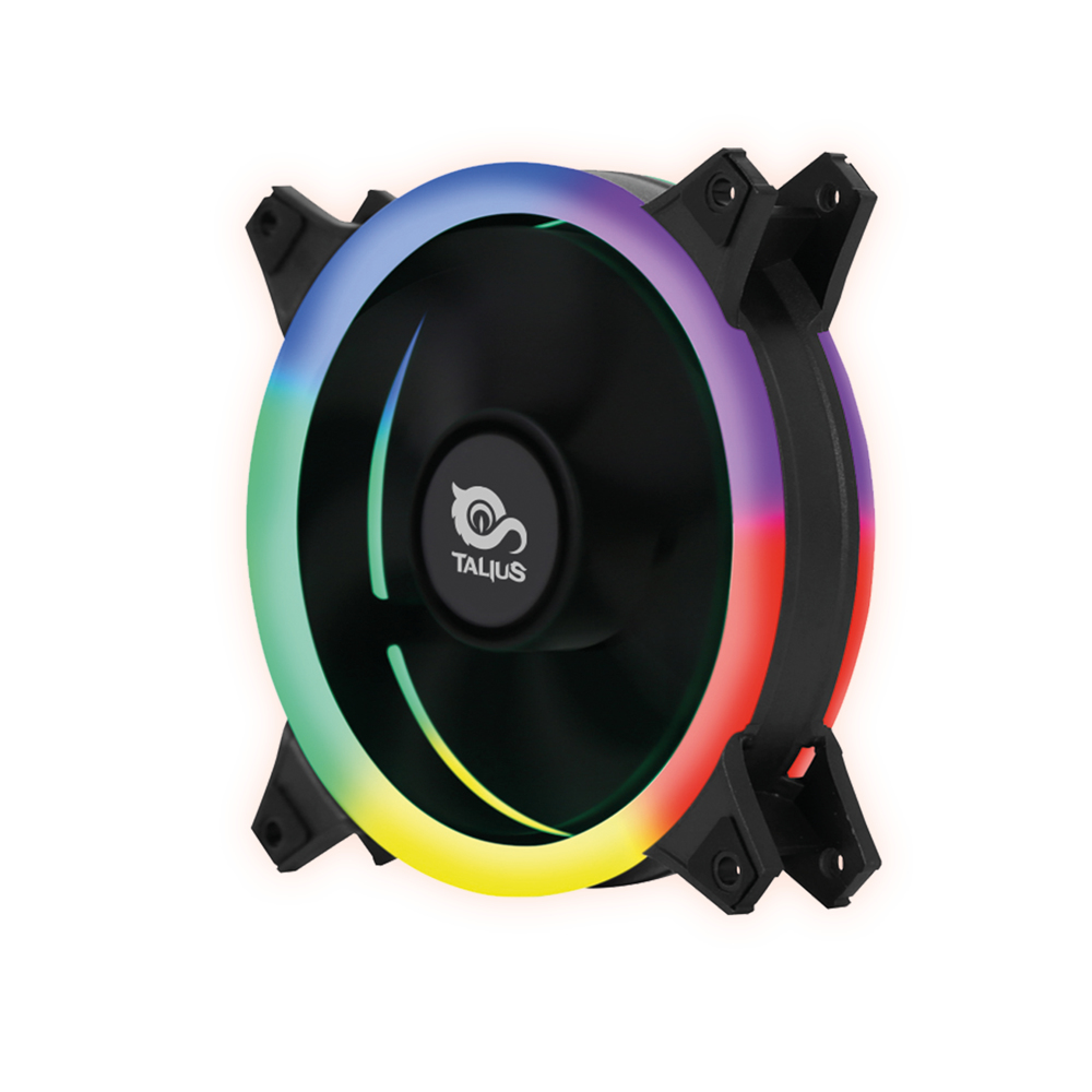 TALIUS - ventilador caja FAN04 Spectrum 6 21,00 50,70 doble aro retail 12cm (Ref.TAL-FAN04SPECRGB)
