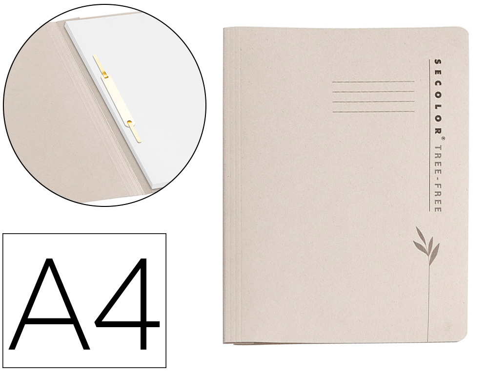 TARIFOLD - DOSSIER FASTENER JALEMA A4 BEIGE P/10 (Ref.3813211)