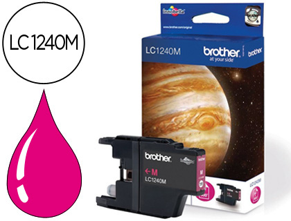 BROTHER - Cartuchos ORIGINALES Inyección De Tinta Magenta (Ref.LC1240MBP)