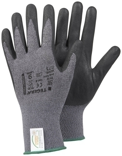TEGERA - GUANTES NITRILO 873 FOAM NYLON NEGRO TALLA 7 (Ref.873 T-7)