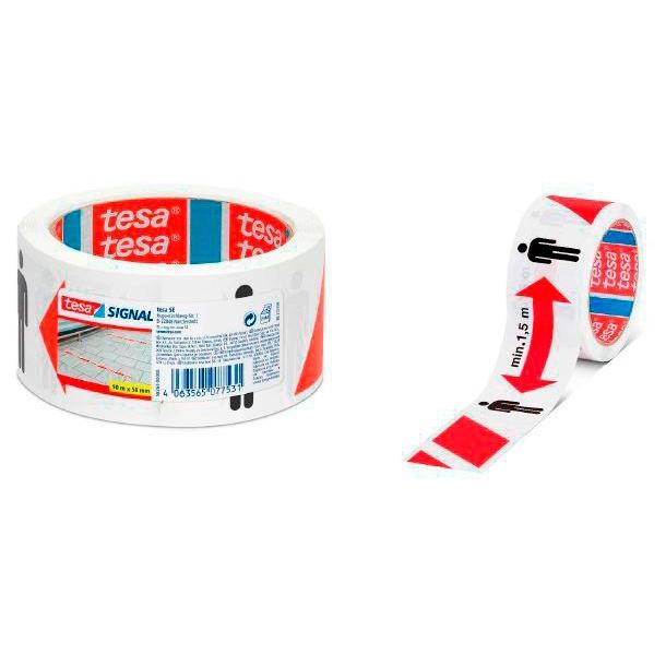 TESA - CINTA DE DISTANCIAMIENTO SOCIAL ROLLO PP 50MMX50M ADHESIVO (Ref.58263-00000-00)