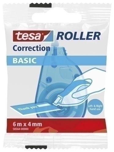 TESA - CORRECTOR CINTA BASIC MINI 4 mm x 6 m (Ref.58564-00000-00)