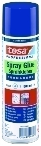 TESA - PEGAMENTO en SPRAY 500ml PERMANENTE (Ref.60021-00000-02/60021)