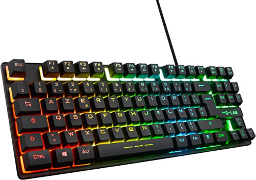 THE G-LAB - GAMING KEYBOARD TKL MEMBRANE - SPANISH LAYOUT (Ref.KEYZ-CAESIUMTKL/SP)