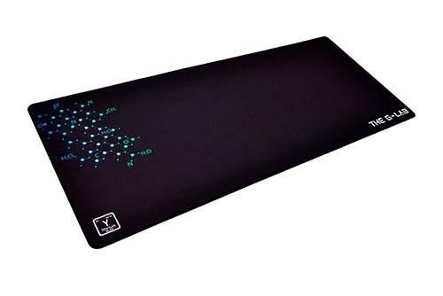 THE G-LAB - Pad Yttrium Alfombrilla de ratón para juegos Negro (Ref.PAD-YTTRIUM)