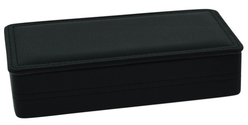 TOMAS CARNERO - TABAQUERA POLIPIEL 21x10x5 CM. NEGRO (Ref.REF. 16)