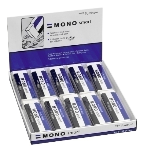 TOMBOW - GOMA MONO SMART CAJA DE 20 (Ref.ET-ST)