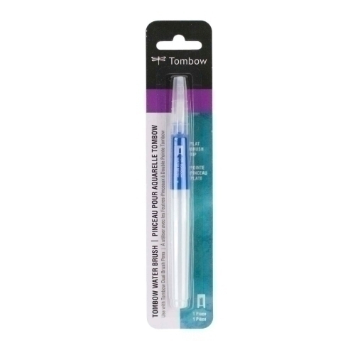 TOMBOW - PINCEL DE AGUA WATER BRUSH PUNTA PLANA (Ref.WB-FL-1P)
