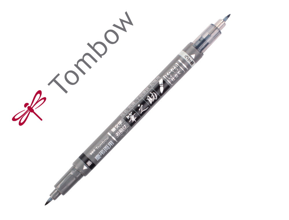 TOMBOW - ROTUL. FUDENOSUKE TWIN NEGRO/GRIS (Ref.WS-TBS)