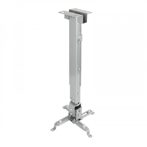 TOOQ - SOPORTE UNIVERSAL INCLINABLE DE TECHO PARA PROYECTOR PLATA (Ref.PJ2012T-S)