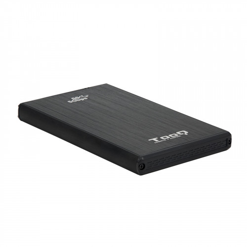 TOOQ - caja para disco duro externo Caja de disco duro (HDD) Negro 2.5" (Ref.TQE-2522B)