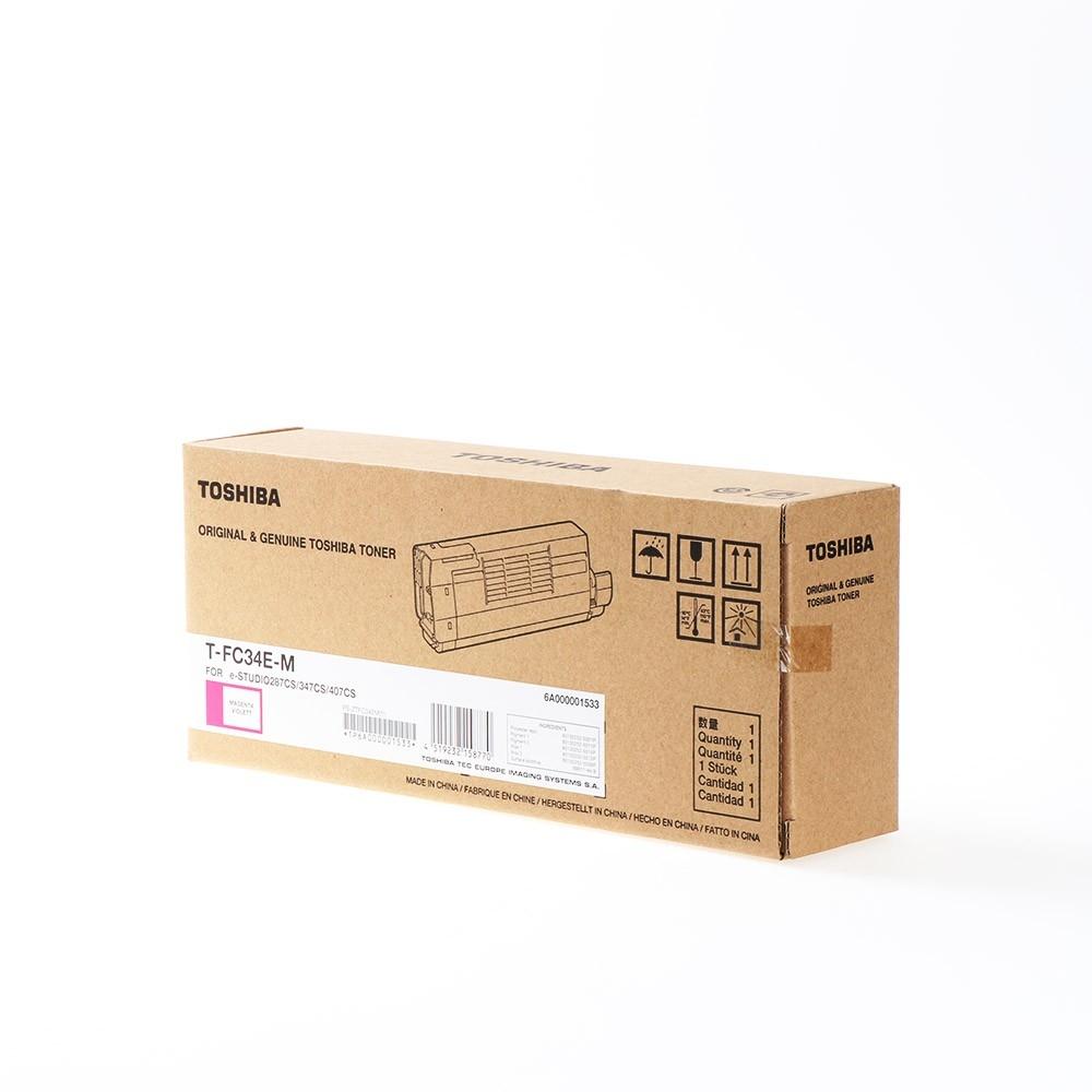 TOSHIBA - TONER MAGENTA E-STUDIO SERIE 287, 347, 407 - TFC34EM (Ref.6A000001769)