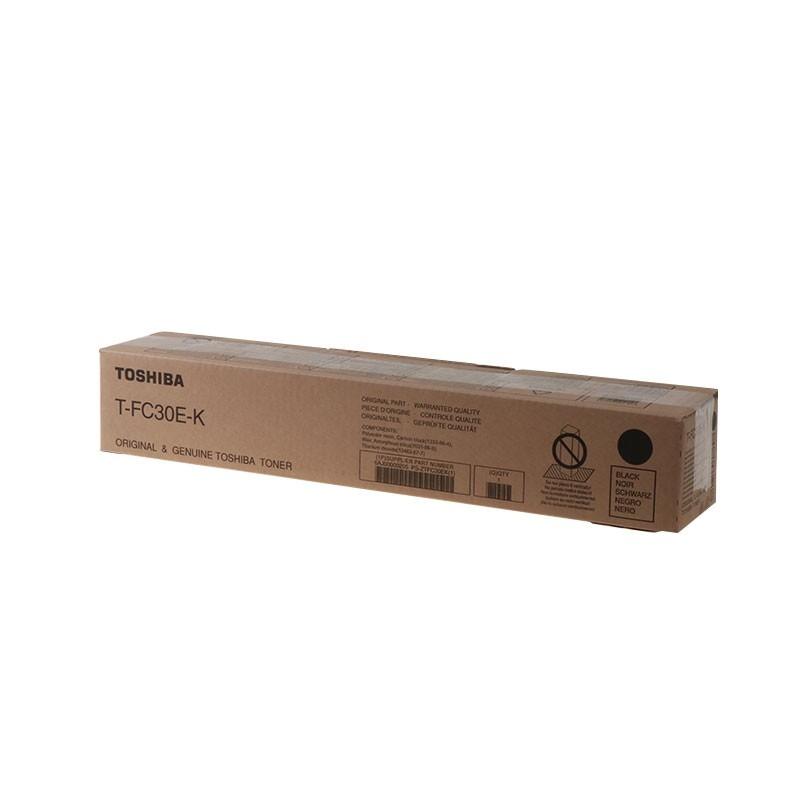 TOSHIBA - TONER NEGRO E-STUDIO 2050C, 2550C, 2051C, 2551C - T-FC30EK (Ref.6AJ00000093/205)