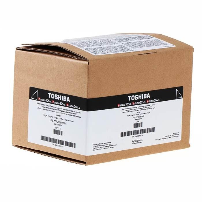 TOSHIBA - TONER NEGRO E-STUDIO 305 CP, 305 CS, 306 CS - T-FC305PK-R (Ref.6B000000748/9)