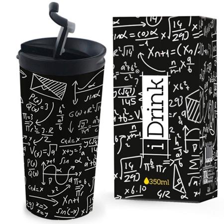 TOTAL JUGGLING S.R.L (I-TOTAL) - I-DRINK TAZA ISOTÉRMICA 350ML A/INOXIDABLE DOBLE PARED MATEMATIC (Ref.ID0219)