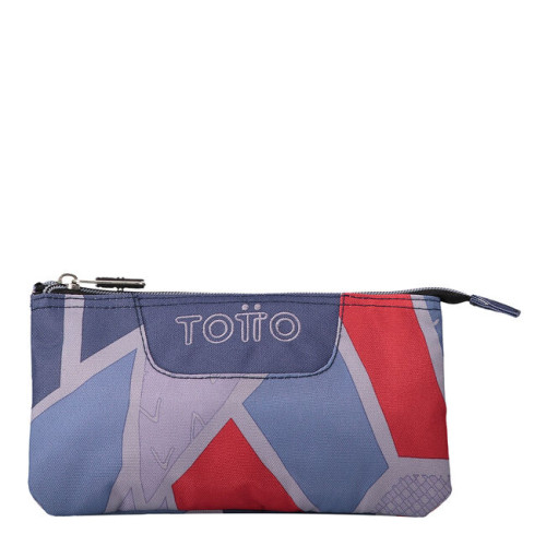 TOTTO - ESTUCHE TRIPLE GRIS Y AZUL (Ref.AC52ECO012-2120Z-2JG)