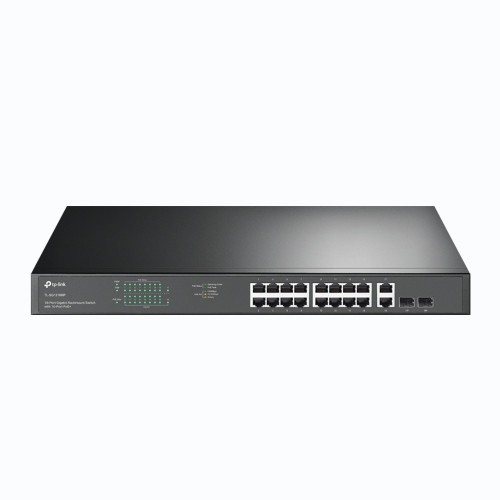 TP-LINK - 18-Port Gigabit Rackmount Switch with 16-Port PoE+ (Ref.TL-SG1218MP)