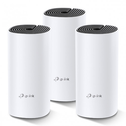 TP-LINK - Deco M4(3-pack) Doble banda (2,4 GHz / 5 GHz) Wi-Fi 5 (802.11ac) Blanco 2 Interno (Ref.DECO M4(3-PACK))