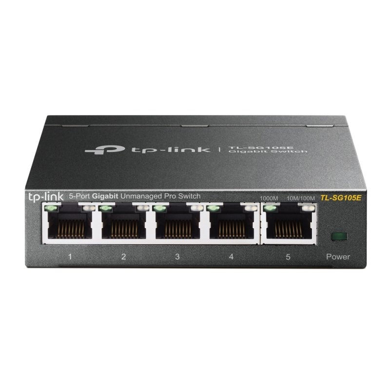 TP-LINK - SWITCH INTELIGENTE SENCILLO GIGABIT DE 5 PUERTOS (Ref.TL-SG105E)
