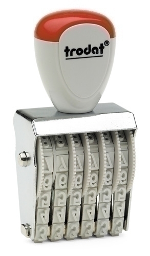 TRODAT - NUMERADOR ent.MANUAL 4 mm. 6 bandas (Ref.1546)