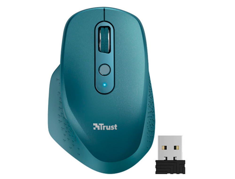 TRUST - RATON OZAA OPTICO INALAMBRICO 2400DPI 6 BOTONES USB 2.0 AZUL (Ref.24034)