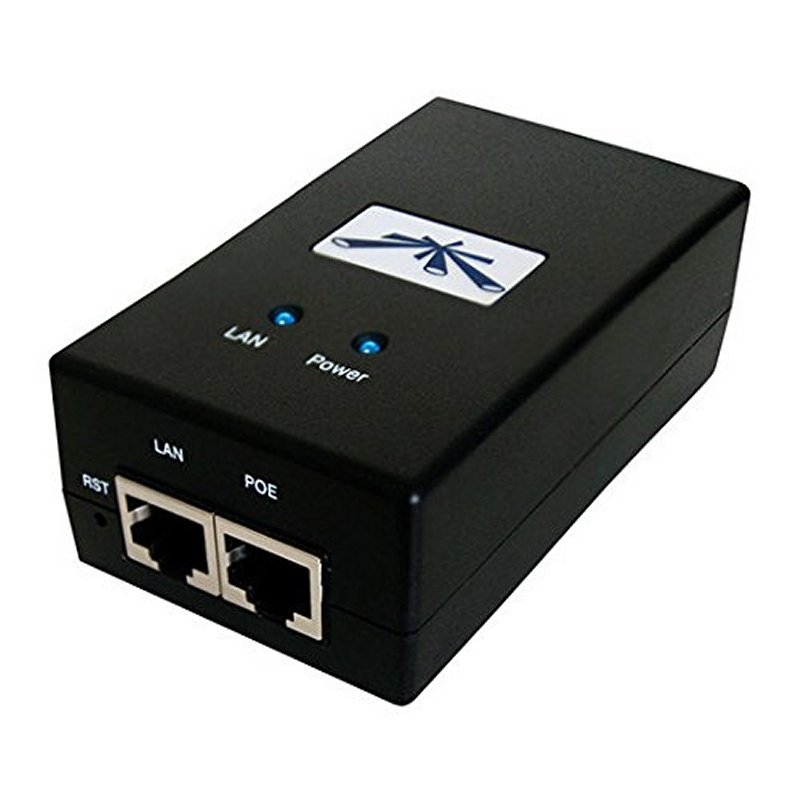 UBIQUITI - Inyector PoE 48VDC 0.5A (Ref.POE-48-24W-G)