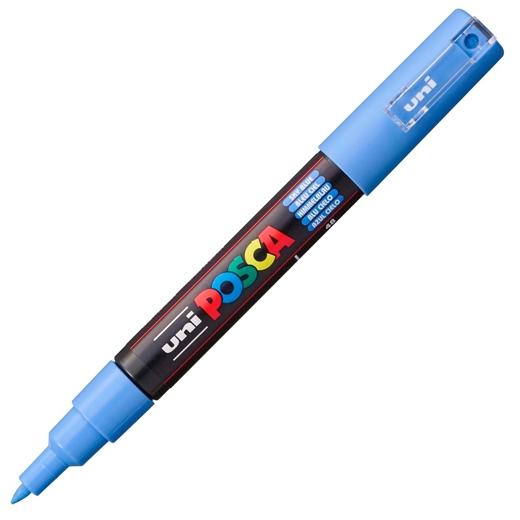 UNI-BALL - UNIBALL MARCADOR POSCA PC-1M NO PERMANENTE PUNTA FINA 0.7MM AZUL CIELO (Ref.265116000)