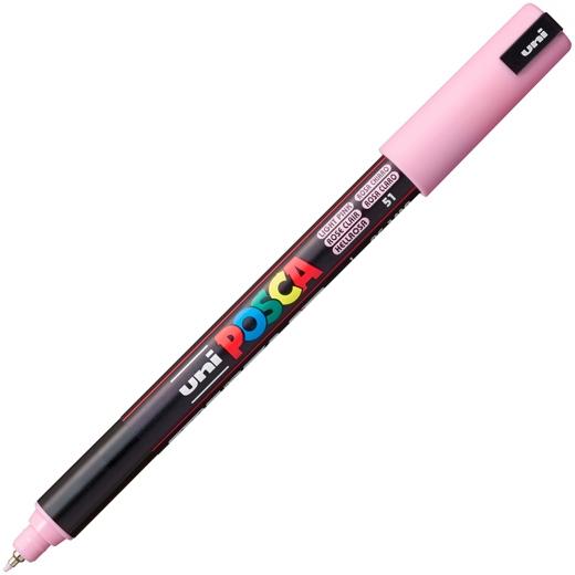 UNI-BALL - UNIBALL MARCADOR POSCA PC-1MR NO PERMANENTE PUNTA EXTRAFINA 0.7MM ROSA CLARO (Ref.265397000)