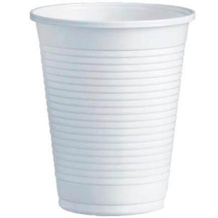 VASO DE PLÁSTICO PP 220CC BLANCO -100U- (Ref.33001)