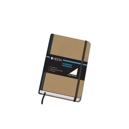 VESTA - CUADERNO DOHE NATURE A6 96h 80gr. HORIZONTAL con GOMA (Ref.10641)