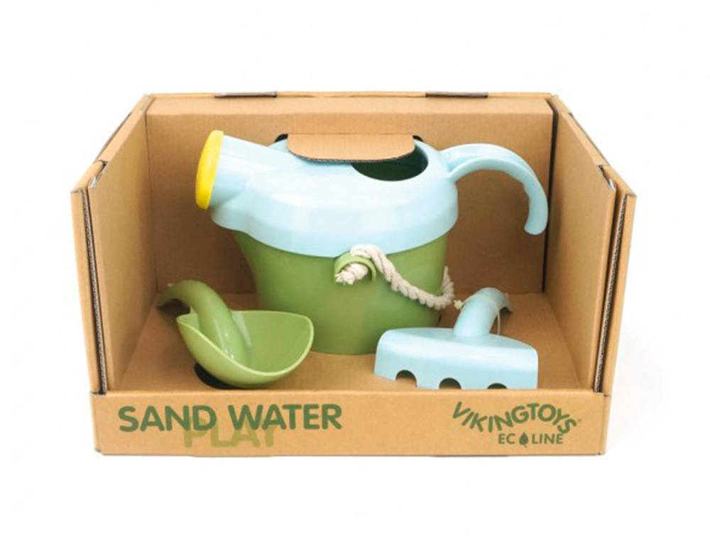 VIKINGTOYS - SET DE PLAYA ECOLINE ECOLOGICO Y RECICLABLE 3 PIEZAS (Ref.20-82045)