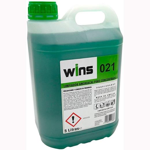 VINFER - LIMPIADOR AMONIACAL PINO CONCENTRADO WINS 021 VERDE -GARRAFA 5L- (Ref.WINS021)