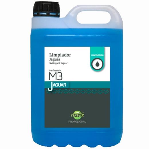 VINFER - LIMPIADOR HIGIENIZANTE LÍQUIDO JAGUAR M3 PERFUMADO CONCENTRADO AZUL GARRAFA 5L (Ref.L361G05030)
