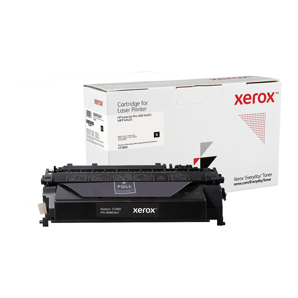 XEROX - Everyday Toner para HP CF280X Extra Alto Rendimiento Negro (Ref.006R03647)
